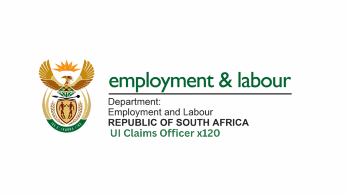 Client Service Officer (1) UIF Client Service Officer (X120 POSTS)