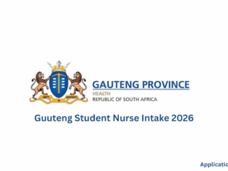Gauteng College of Nursing Student Nurse Intake 2026