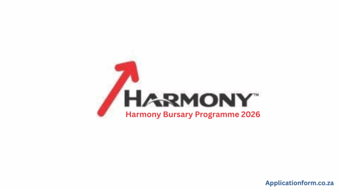 Applicationform.co.za (16) Harmony Gold Mining Company Harmony Bursary Programme 2026