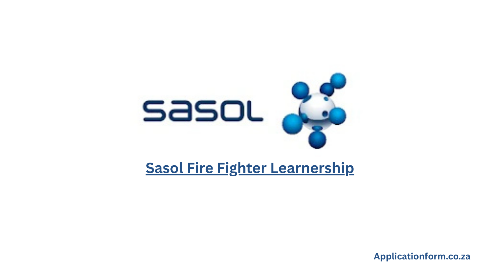 Sasol Fire Fighter Learnership 2025