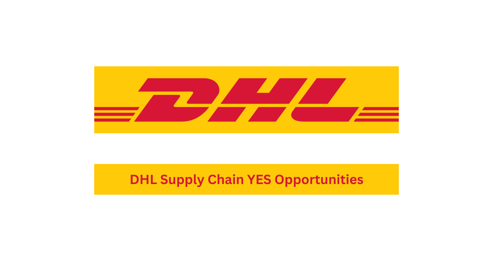 DHL Supply Chain Yes 4 Youth – VW Programme 2025 (X50 Posts)