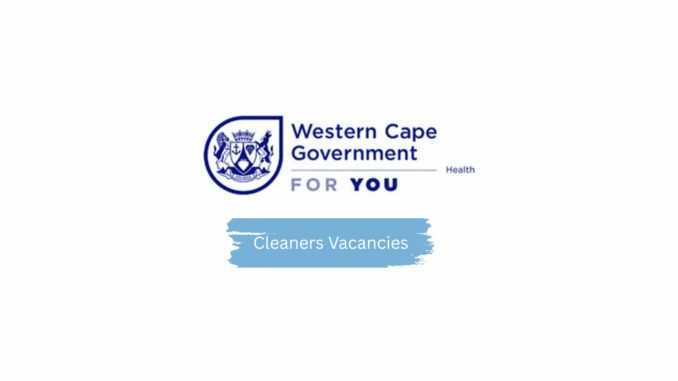 Government Cleaner Vacancies 2025