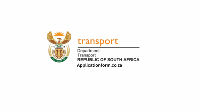 Department of Transport Vacancies 2026
