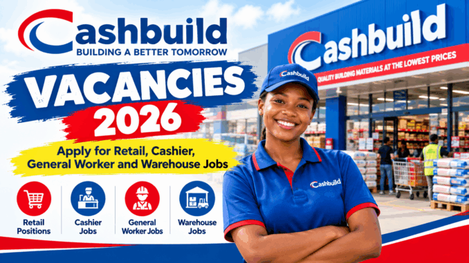 Cashbuild Vacancies 2026